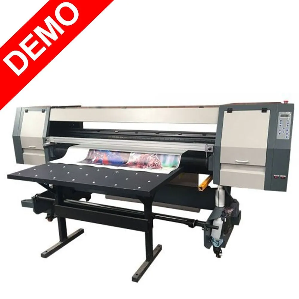 Impresora de tinta UV plana y de rollo a rollo de 1,8 m con  4 cabezales XP600