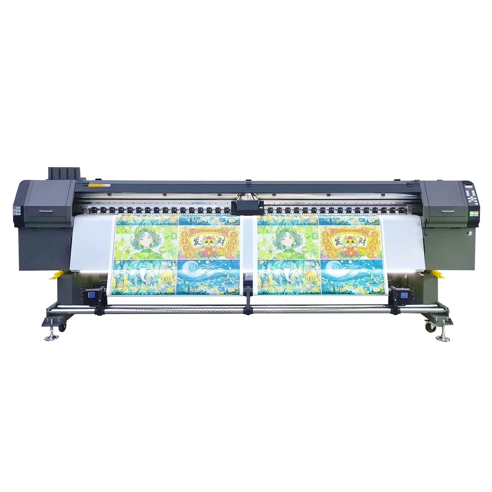 Impresora rollo a rollo de 3.2 m con 2 cabezales