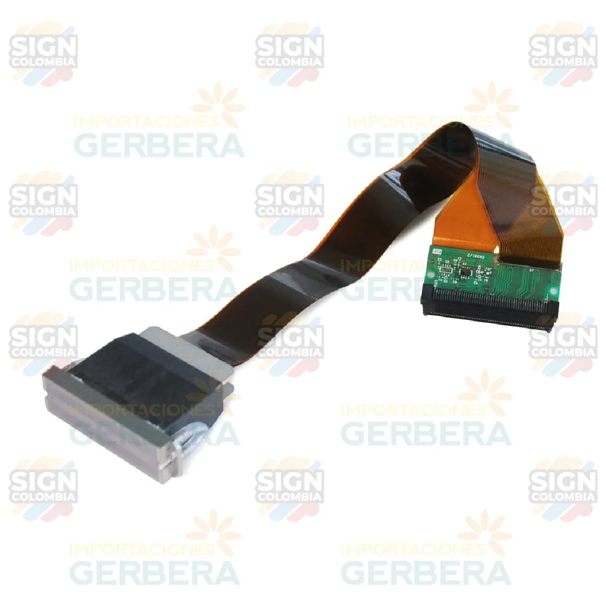 Cabezal de impresión UV Ricoh Gen5 / 7PL-35PL, 50 cm de largo con el cabezal, 39 cm de largo para el cable (dos colores, cable largo) - N221414L