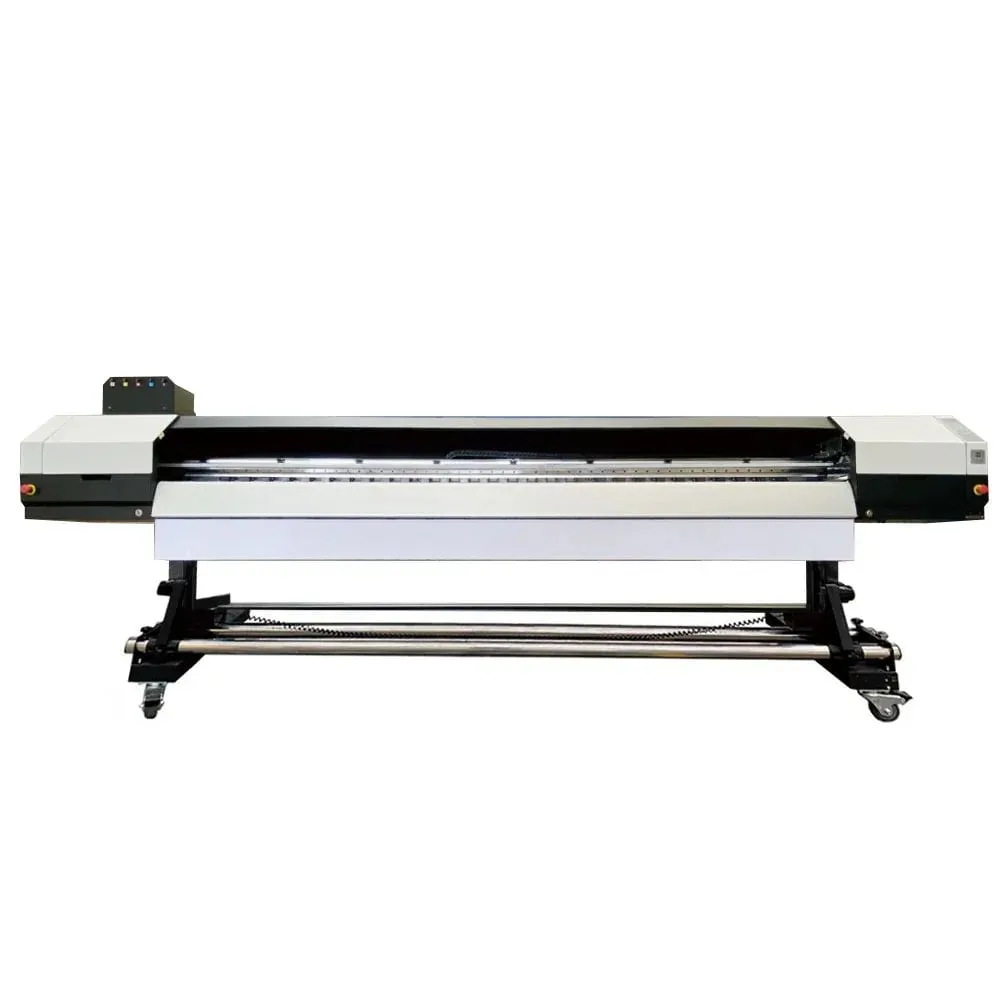 Impresora de inyección de tinta UV de rollo a rollo de 3.2 m con 2/4 cabezales Epson