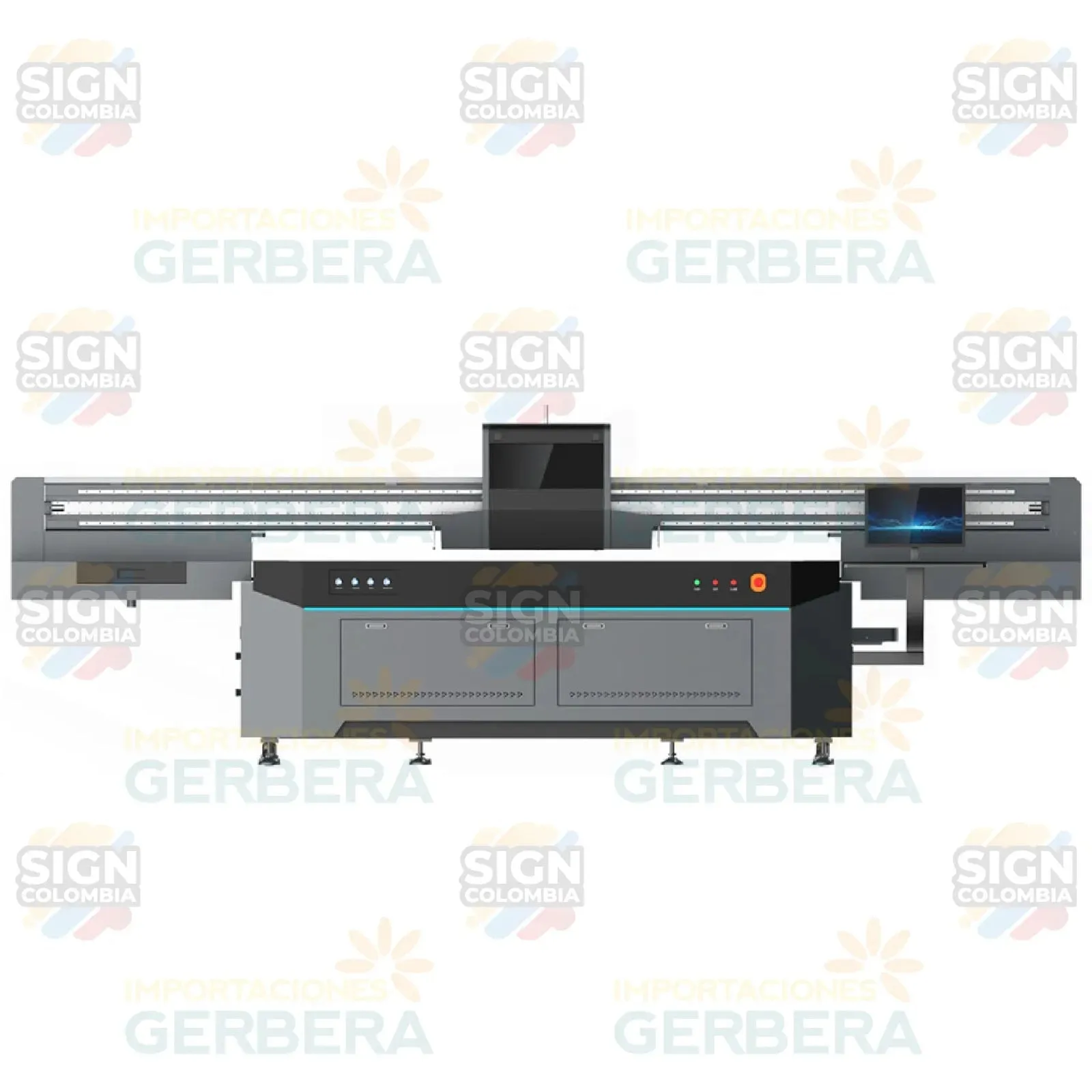 Impresora plana UV digital 3220 SHE de 4 filas 16H (modelo industrial)