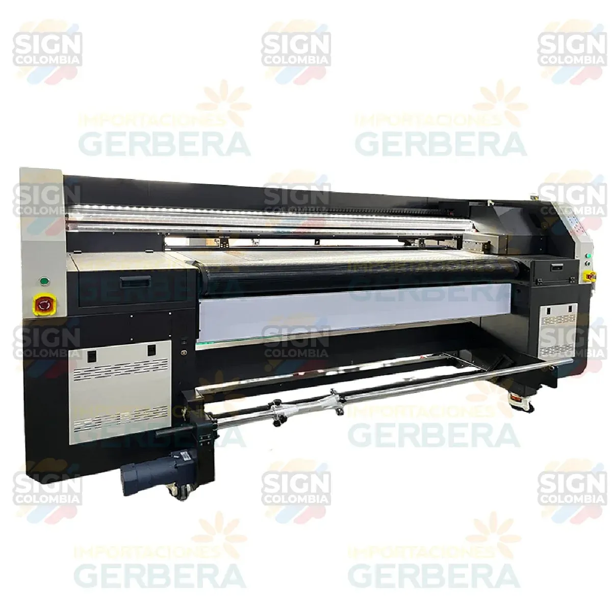 Impresora de tinta híbrida UV de 1,8 m con 3/4 cabezales i3200U