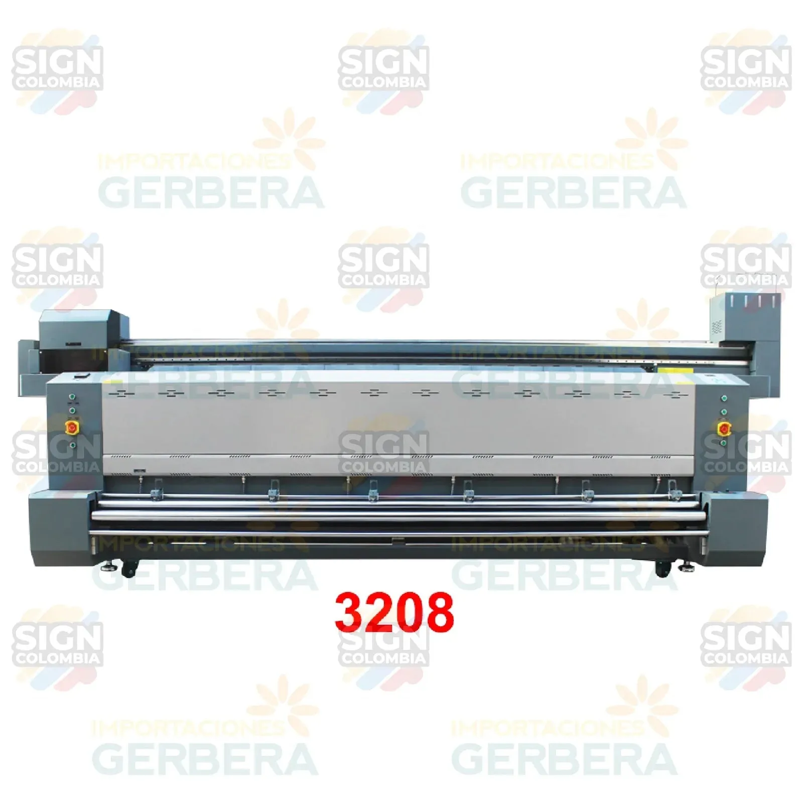 Impresora digital gran formato con impresión directa sobre tela de 1,6 m con 2 cabezales Epson 3200
