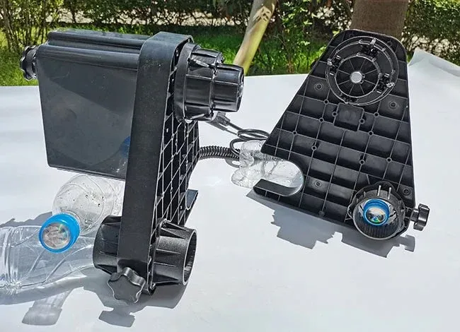 Take Up - Carrete de recogida de material automático con motores simples sin tubos de acero