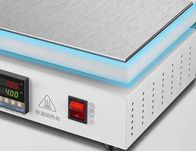 mesa de calentamiento a temperatura constante