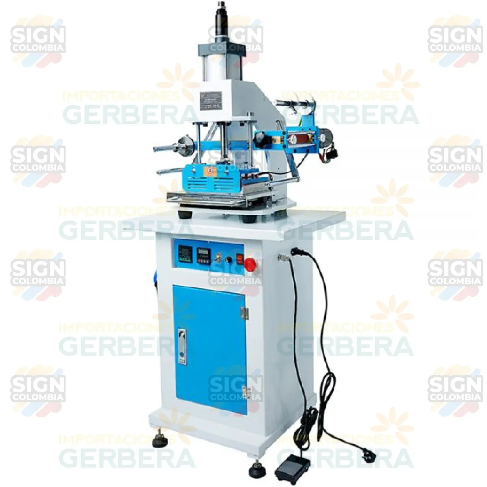 Maquina Termofijadora semiautomática neumática de 150 x 230mm