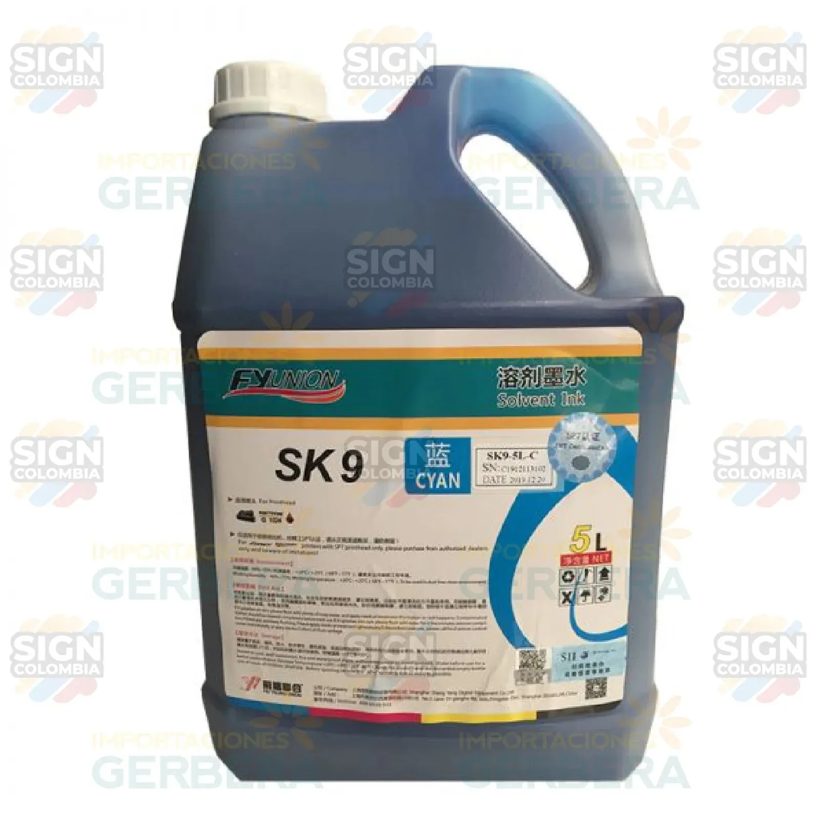 Tinta SK9 para Seiko 508GS y Alpha 1024HG (14-80 pl)