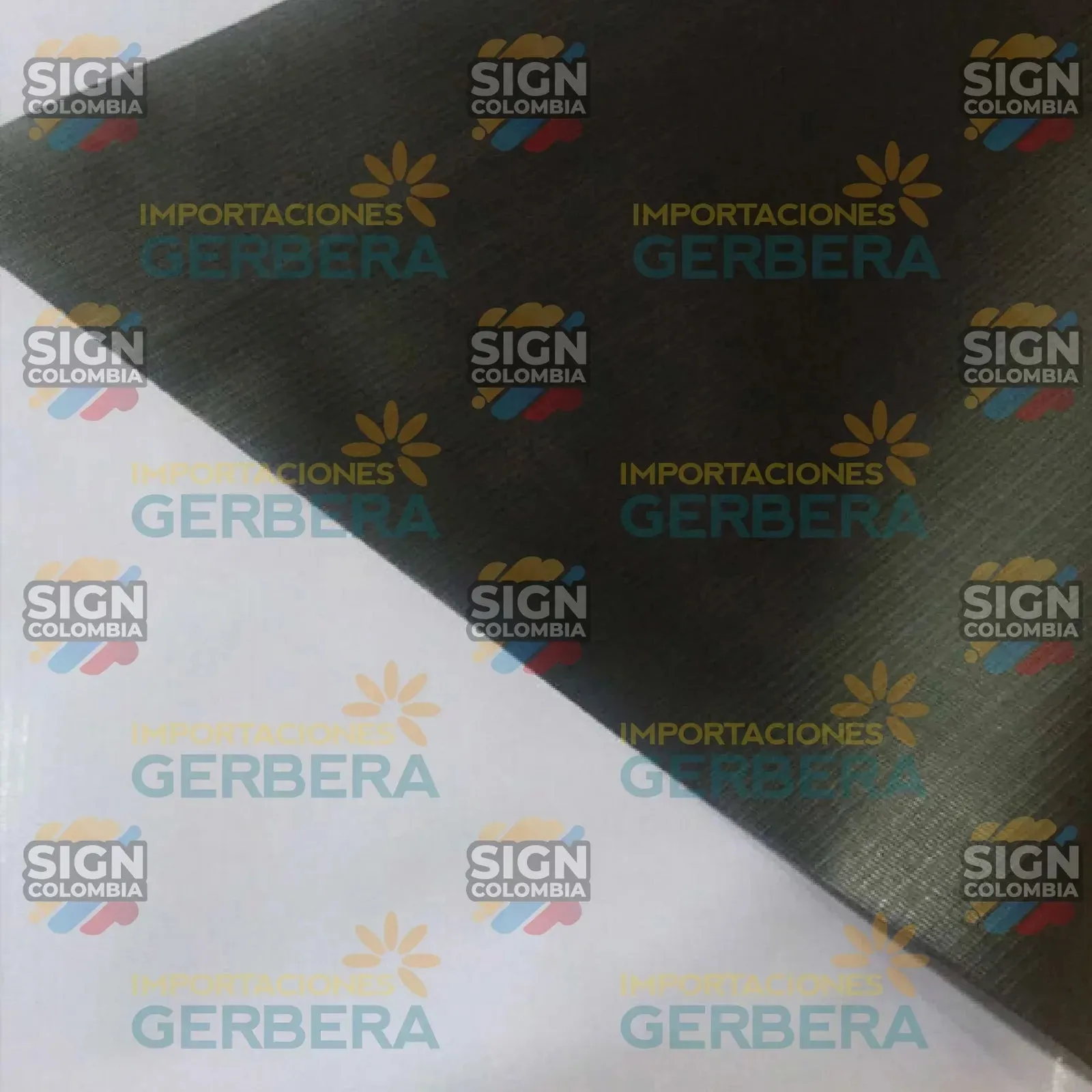 Lona Banner Mate Reverso Negro 11Oz 320g