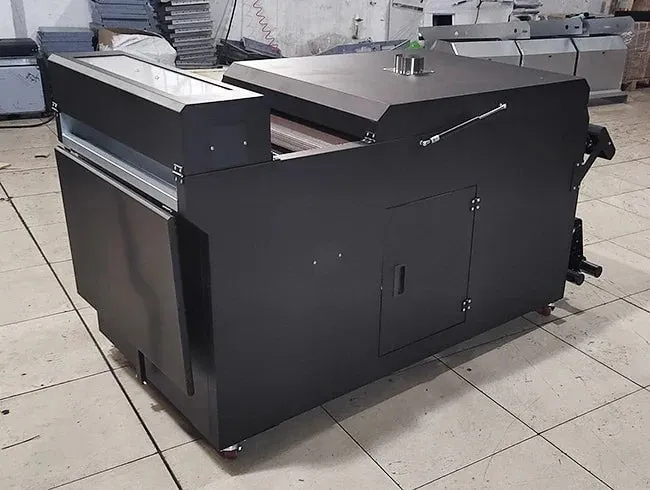 Máquina agitadora y secadora automática de polvo adhesivo DTF