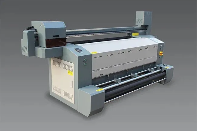 Impresora digital gran formato con impresión directa sobre tela de 1,6 m con 2 cabezales Epson 3200