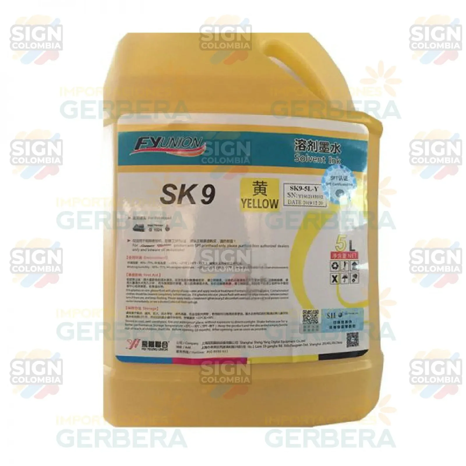 Tinta SK9 para Seiko 508GS y Alpha 1024HG (14-80 pl)