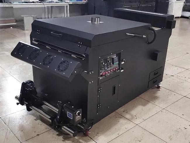 Máquina agitadora y secadora automática de polvo adhesivo DTF