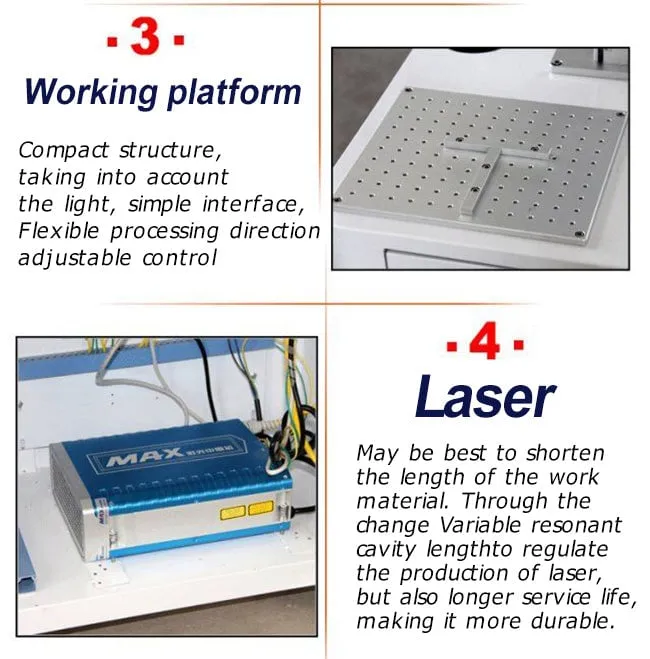 Marcadora de Fibra Laser para Metal