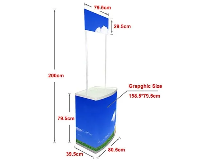 Mesa de PP de 80x180 cm