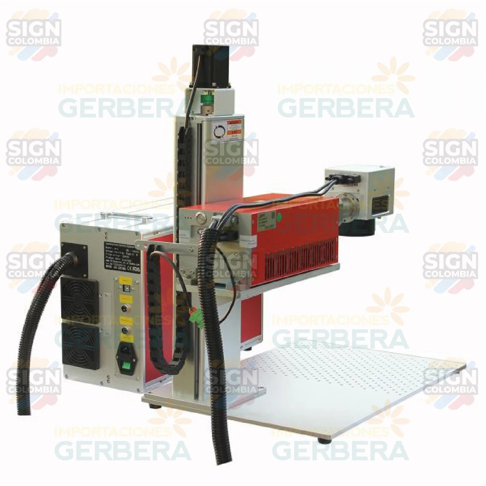 Máquina de marcado láser fibra optica UV para Metales y No Metales