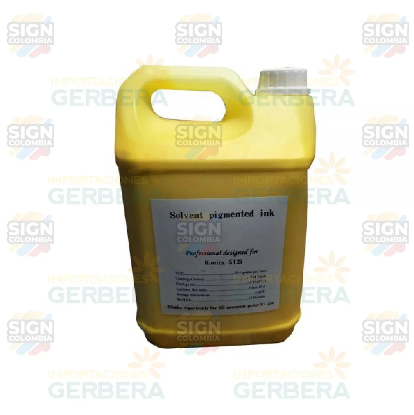 Tinta solvente Konica para 30PL-80PL (5L)
