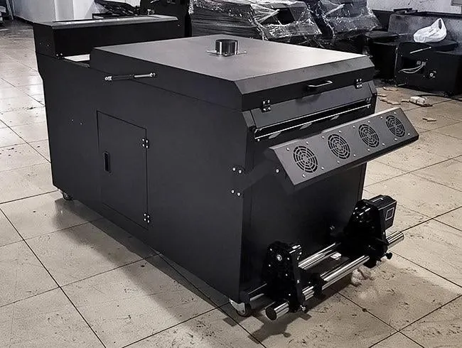 Máquina agitadora y secadora automática de polvo adhesivo DTF