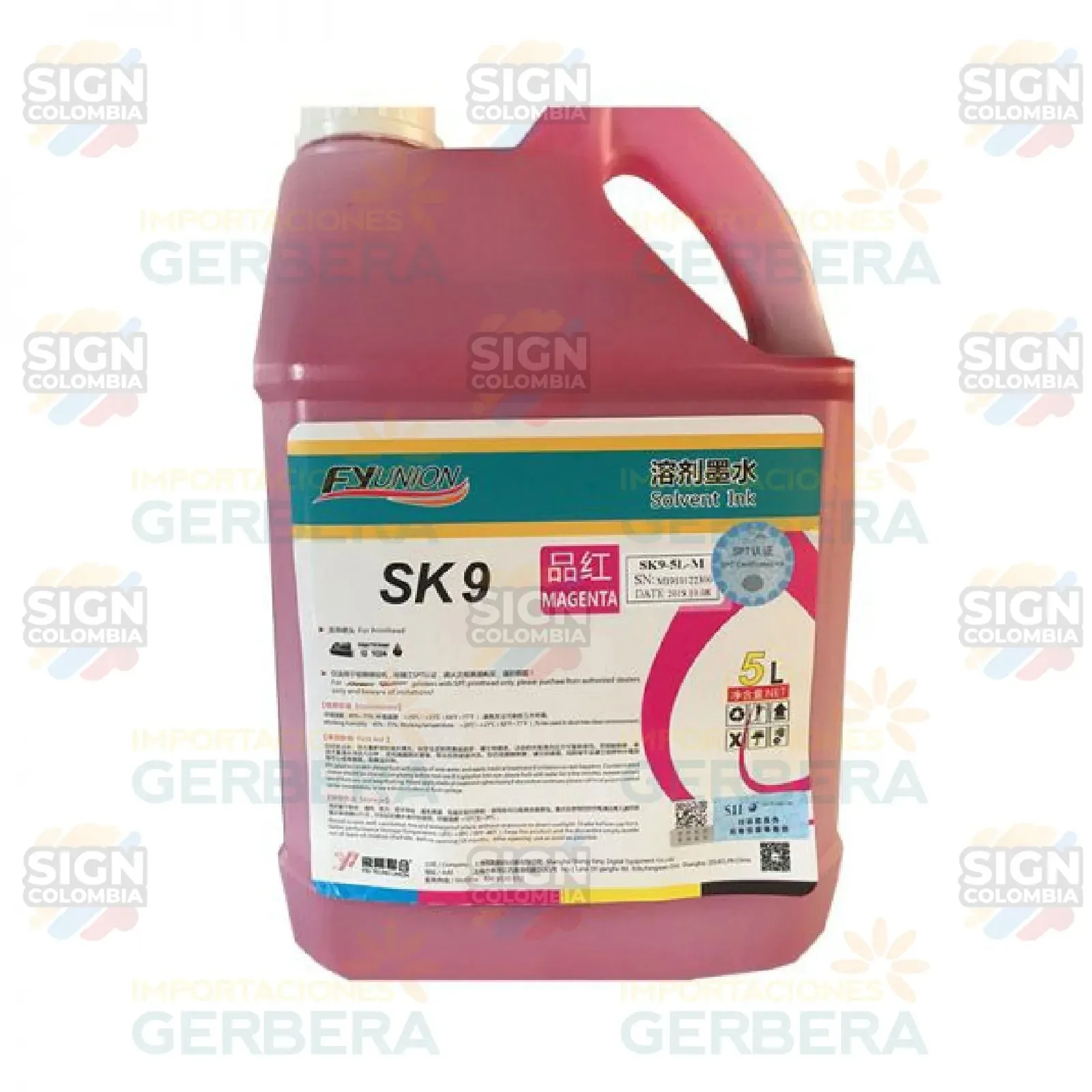 Tinta SK9 para Seiko 508GS y Alpha 1024HG (14-80 pl)