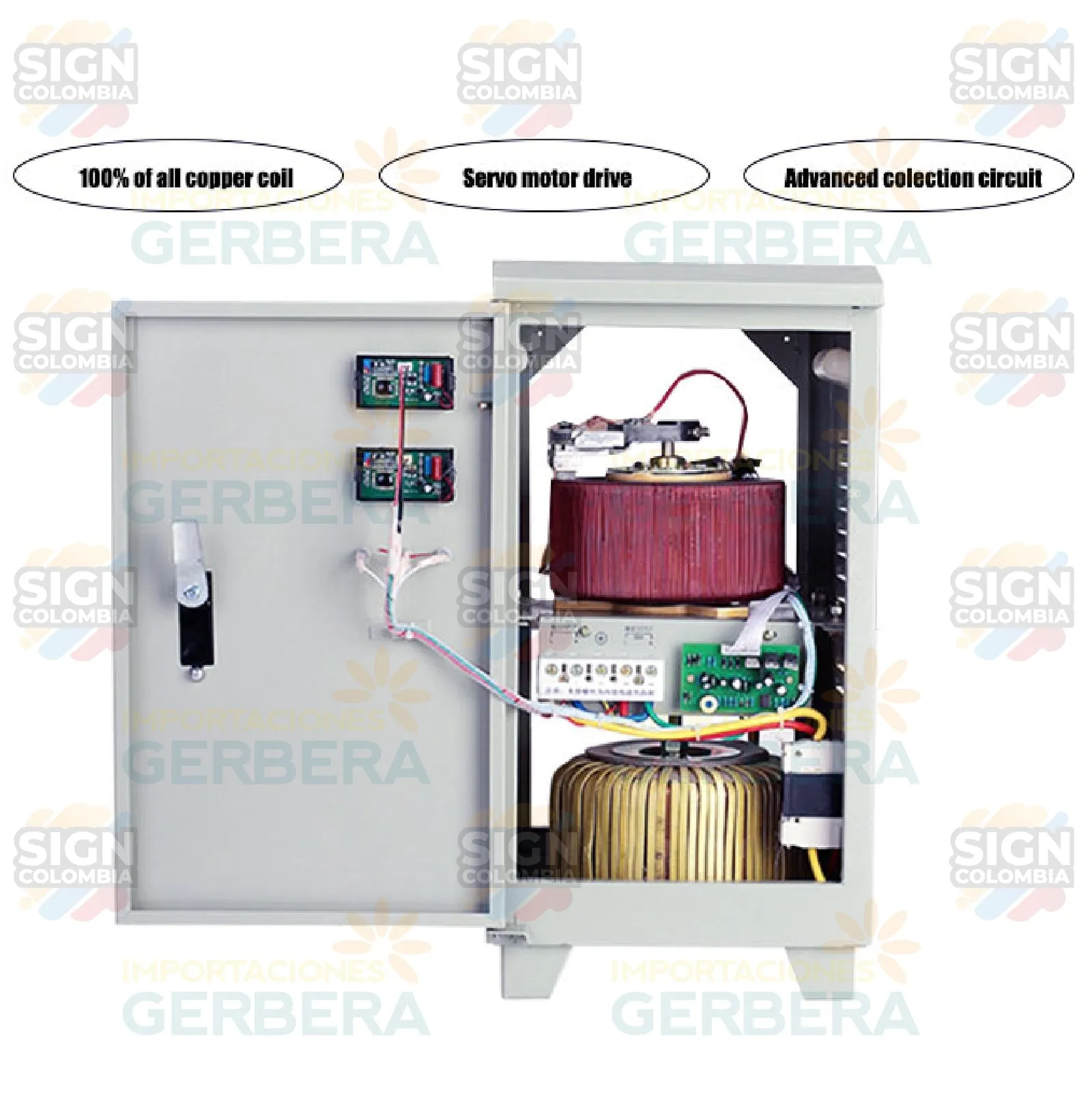 Transformador / Regulador de voltaje totalmente automático de 10/15kW, 220V