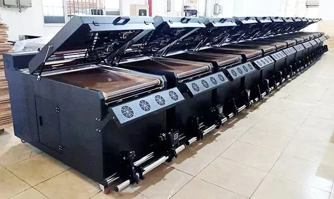 Máquina agitadora y secadora automática de polvo adhesivo DTF