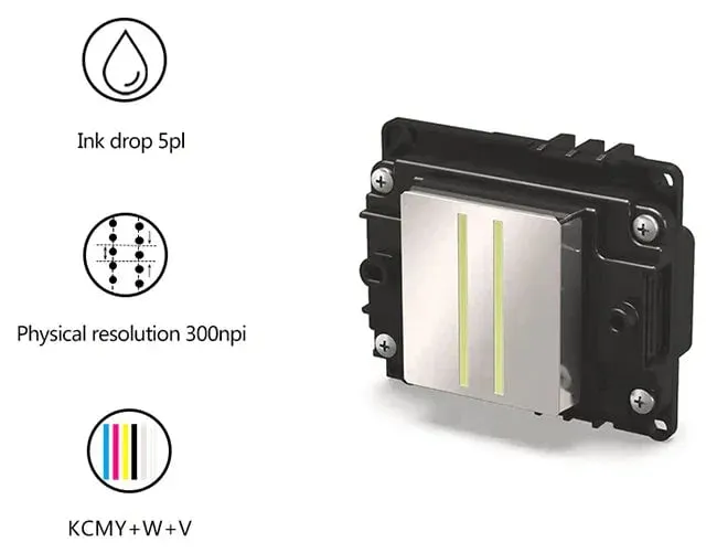 Impresora UV con 3 cabezales I1600-U1 de 60x90