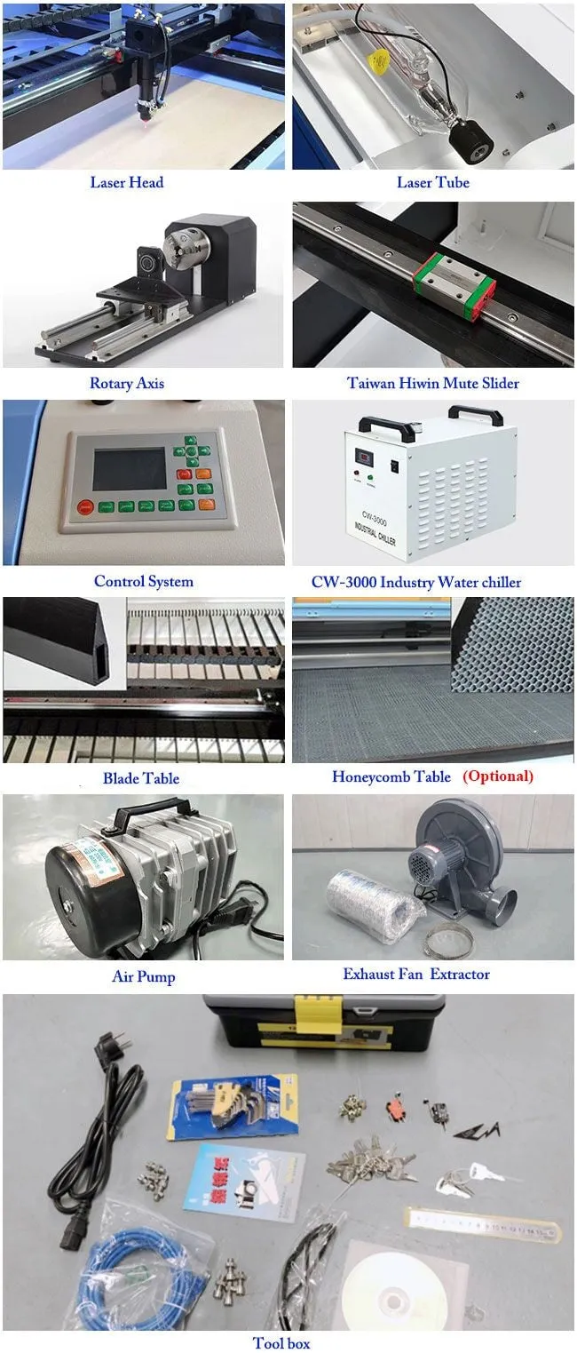 Máquina Corte CO2 Laser 130x90